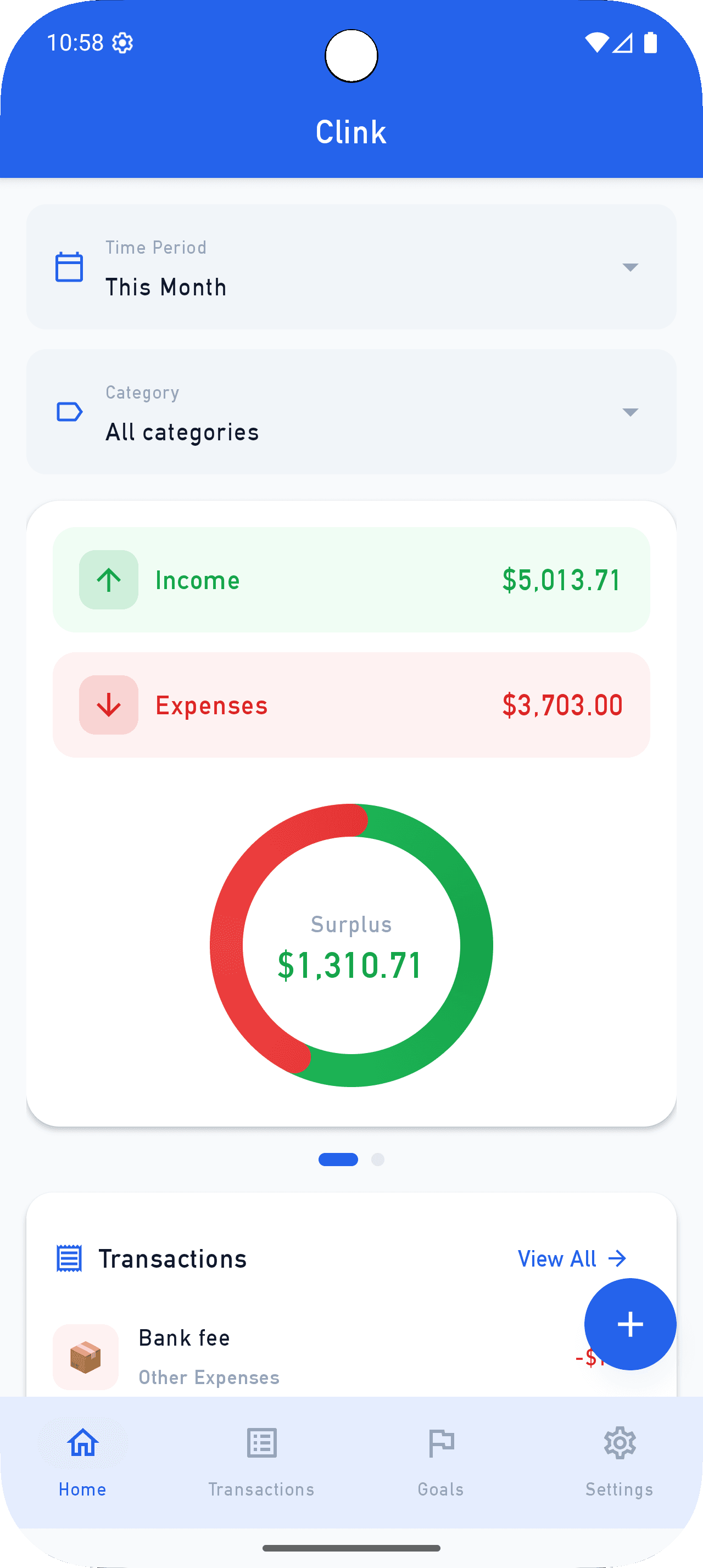 Clink App on Android